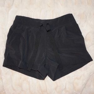 LuluLemon Black Dressy Spring Break Away Shorts